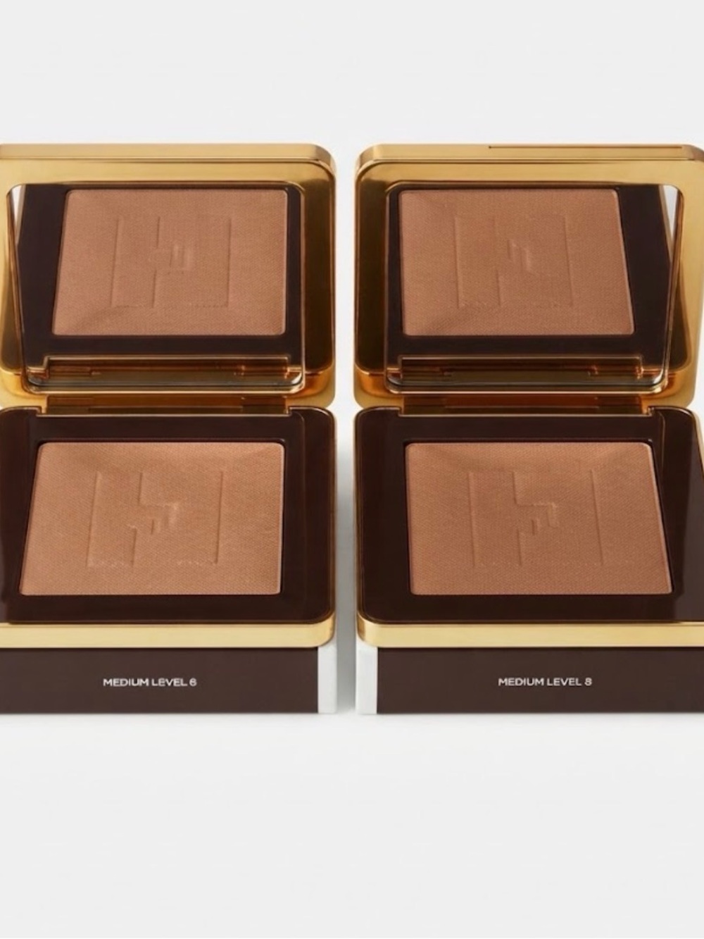 Haus Labs Velvet Bronzer by Lady GAGA. medium level 8. Actual Product Shown.